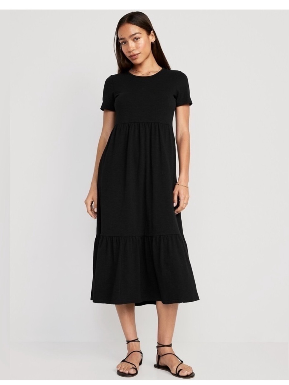 Old Navy tiered midi dress